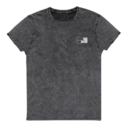 ISO Logo Embroidered Denim T-Shirt